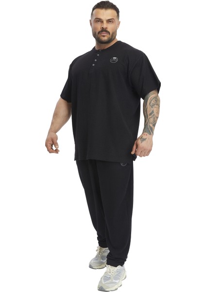 Erkek Loose Fit Pamuklu Mevsimlik Eşofman Altı Big Sam PNT1412 fırsatları