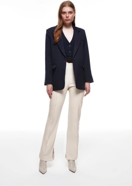 Blazer Ceket Lacivert