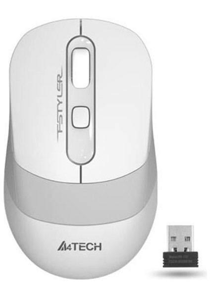 A4 Tech FG10 Beyaz 2.4g Nano 2000DPI Kablosuz Mouse