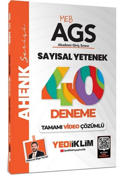 Yediiklim Meb Ags Sayısal Yetenek Tamamı Video Çözümlü 40 Deneme Mehmet Bilge Yıldız