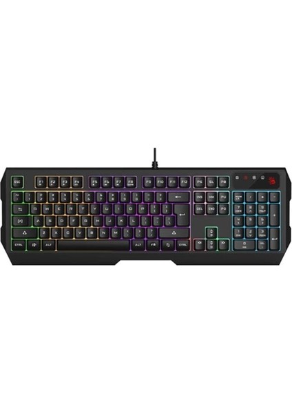 A4 Tech Bloody B135N Q USB Siyah Neon mm Gamıng Klavye