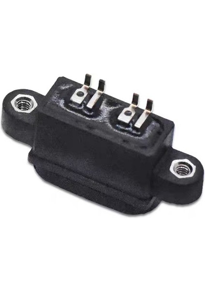 10 Adet Mikro USB Tip C 4pin Su Geçirmez Dişi USB C Soket Bağlantı Noktası Vida Deliği ile Güç Şarj Arayüzü USB Konektörü (Yurt Dışından) indirimleri