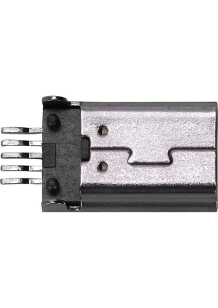 10 Adet Mini USB Tip B Erkek 180 Derece 5 Pin Smd Smt Lehimleme Jack Konnektörü (Yurt Dışından)
