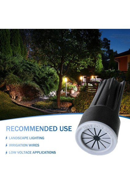 50 Adet Su Geçirmez Kablo Somun Konnektörleri Peyzaj Kablo Konnektörü Elektrik Somun Kapakları LED Peyzaj Aydınlatma Sulama Için (Yurt Dışından) indirimleri