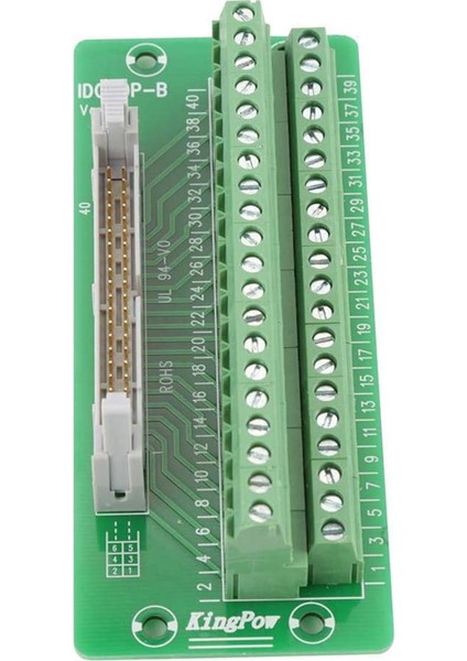 IDC40P 40PIN Konektör Şeridi Kesme Kartı Terminal Bloğu Fiş Plc Arayüzü Braketli, Plc Için, Dın Ray Montajı (Yurt Dışından) indirimleri