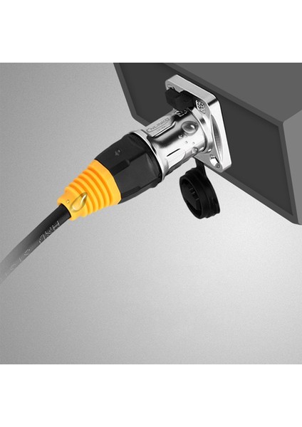 IP67 Ağı RJ45 Su Geçirmez Konnektörler / Ethernet RJ45 Su Geçirmez Fiş + Dış Mekan Ethernet Için Su Geçirmez Soket (Yurt Dışından)