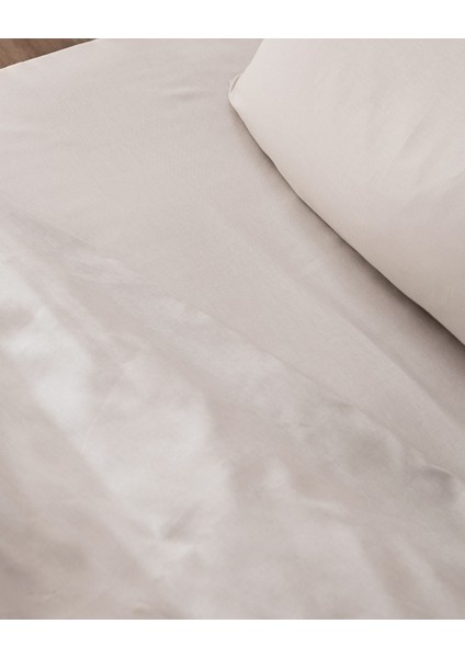 Songe King Size %100 Pamuk Chambre Nevresim Takımı - Ekru