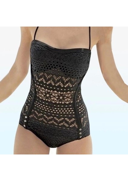 Mayo Artı Boyutlu Tek Parça Mayo Bikini Kadın (Yurt Dışından)