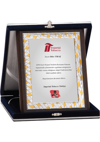 - Ahşap Plaketler - PL-017-M A - 18x24 cm