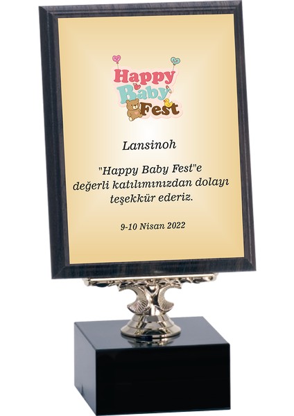 - Ahşap Plaketler - PL-006-M B - 15x20 cm