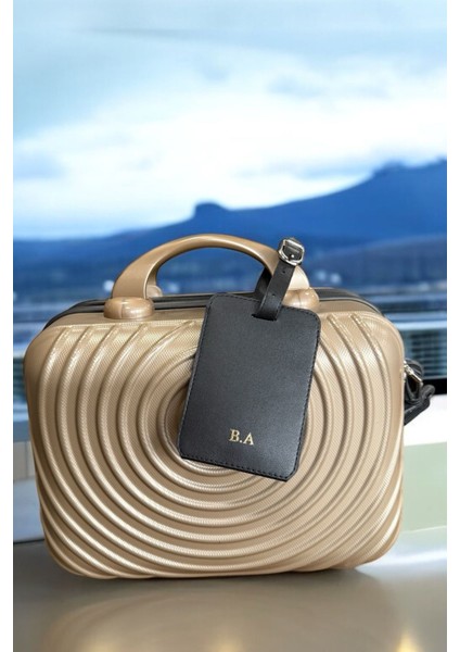 Siyah Kişiselleştirebilinir Valiz Kartlık