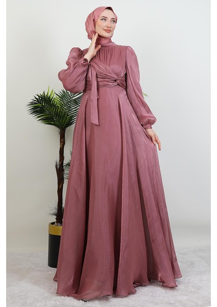 Zambak Ipek Abiye Gül Kurusu modelleri