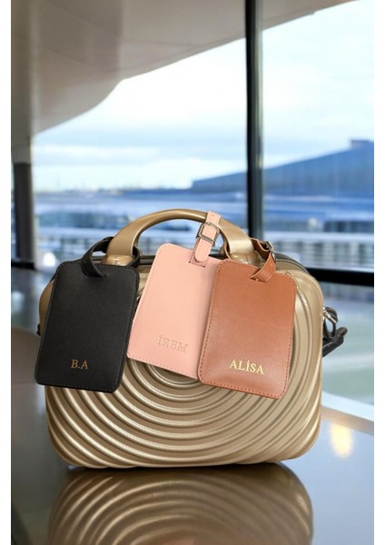 Pembe Kişiselleştirebilinir Valiz Kartlık modelleri