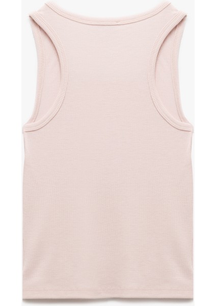 Dar Kesim Bisiklet Yaka Kaşkorse Basic Kolsuz Atlet
