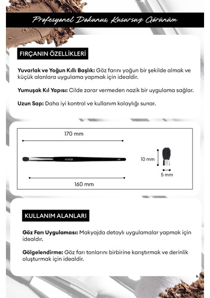Detay Fırçası Cre'ars Petit Crease Brush #119 fiyatları