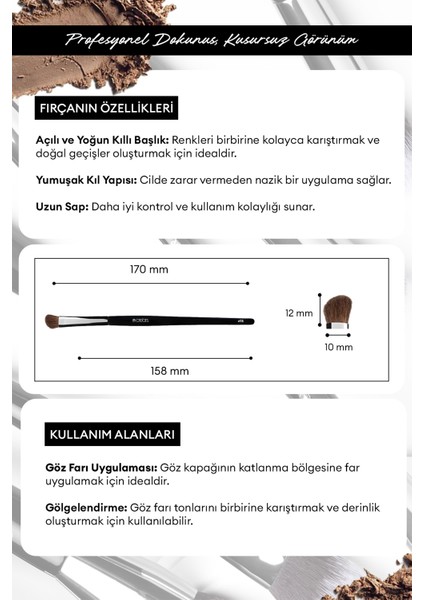 Açılı Far Karıştırma Fırçası Cre'ars Eye Contour Brush #118 fiyatları