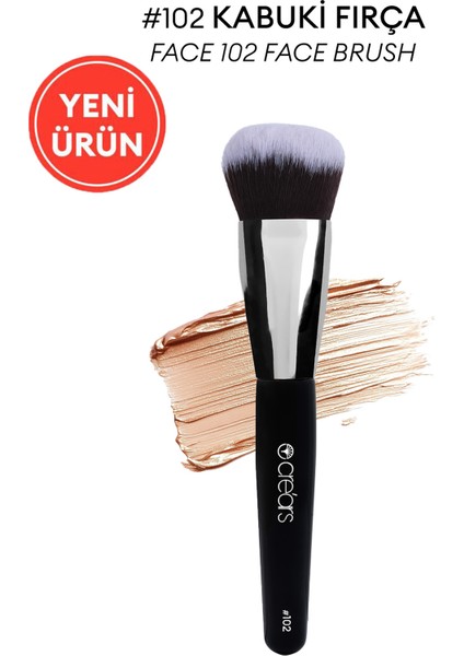 Kabuki Fırça Cre'Ars Face Brush #102