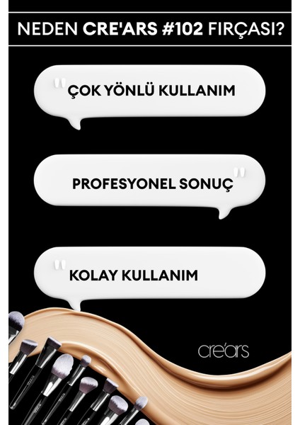 Kabuki Fırça Cre'Ars Face Brush #102 modelleri