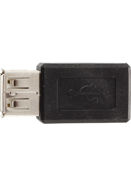 Siyah USB 2.0 Tip A Dişi - Mikro USB B Dişi Adaptör Fişi Dönüştürücü (Yurt Dışından)