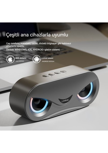 Ortam Aydınlatmalı Taşınabilir Masaüstü Kablosuz Bluetooth Hoparlör (Yurt Dışından) modelleri