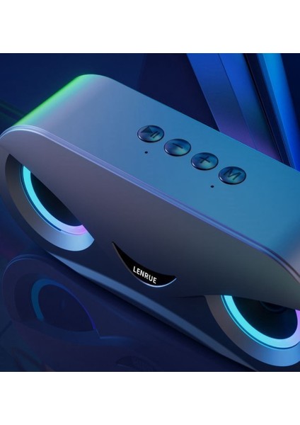 Ortam Aydınlatmalı Taşınabilir Masaüstü Kablosuz Bluetooth Hoparlör (Yurt Dışından) indirimleri