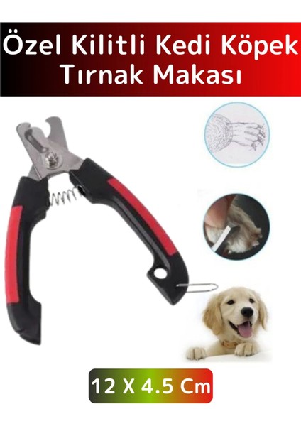 Premium Yüksek Kaliteli Güvenlik Kelepçeli Asmalı Petshop Evcil Hayvan Pet Kedi Köpek Tırnak Makası