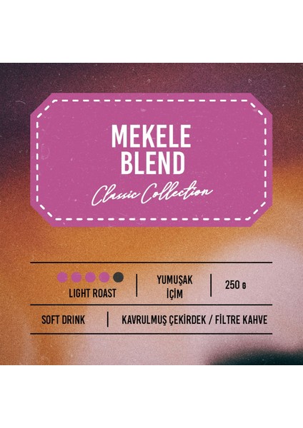 Mekele Blend ( 250 x 2 ) 500 Gr. Filtre Kahve