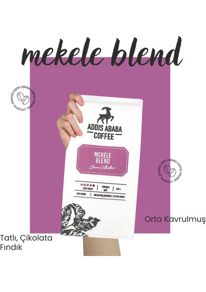 Mekele Blend ( 250 x 2 ) 500 Gr. Filtre Kahve