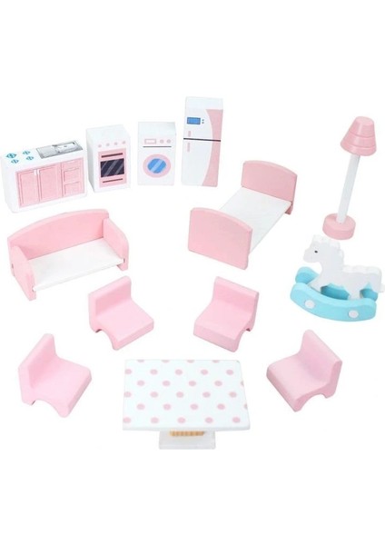 Nessiworld T2010 Ahşap Kaydıraklı Ev 3 Katlı
