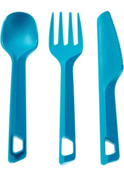 - Doğa Yürüyüşü 3 Lü Plastik Sofra Seti ( Bıçak, Çatal, Kaşık ) Mavi indirimleri