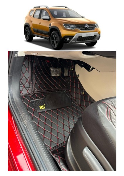 Dacia Duster 2018-2024 Arası Araca Özel 8d Havuzlu Paspas Takımı