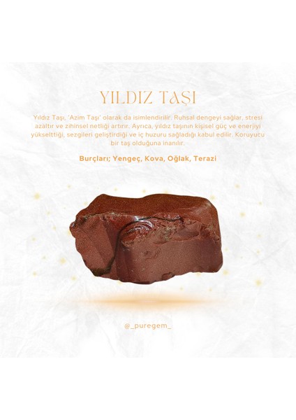 Yıldız Taşı Doğal Taş Yüzük Altın Kaplama Ayarlanabilir Yengeç,kova,oğlak,terazi Burçları ile Uyumlu modelleri
