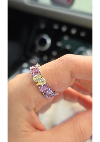 Ithal Renkli Damla Buz Kesim Tamtur Gümüş Yüzük indirimleri