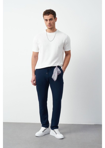 Havlu Kumaş Regular Fit Sıfır Yaka T-Shirt