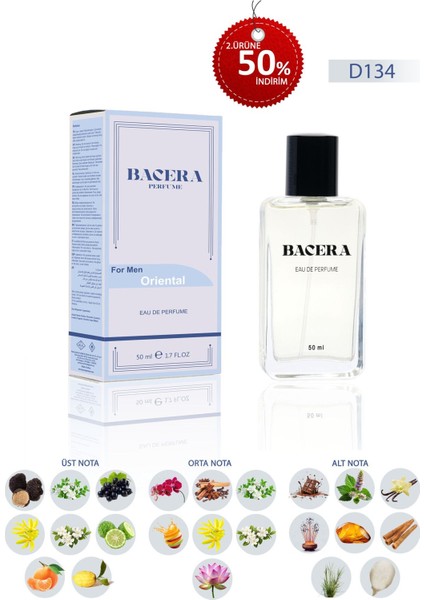 D134 Oriental Erkek Parfüm 50 ml