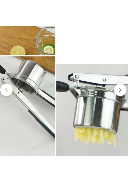 Çelik Paslanmaz Patates Ezici Büyük Hazneli Patates Ezeceği Meyve Ezeceği Patates Ezici Püre Yapıcı modelleri