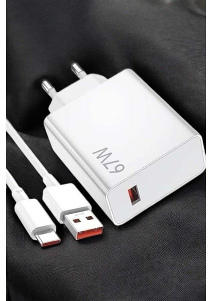 67W Şarj Aleti Turbo Hızlı Type-C Şarj