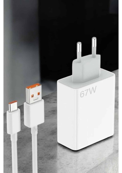 67W Şarj Aleti Turbo Hızlı Type-C Şarj