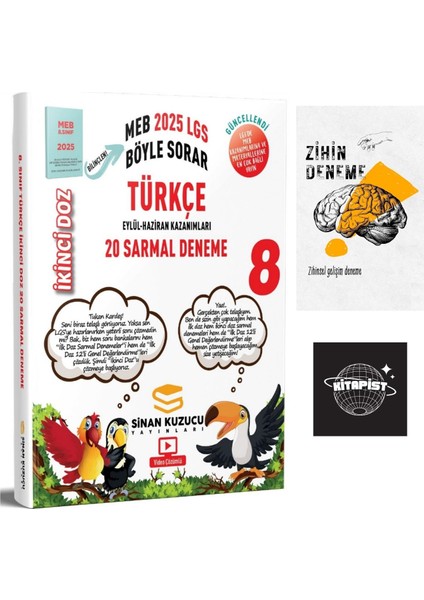 LGS Türkçe Ikinci Doz Deneme-Zihin Deneme-Kitapist-569