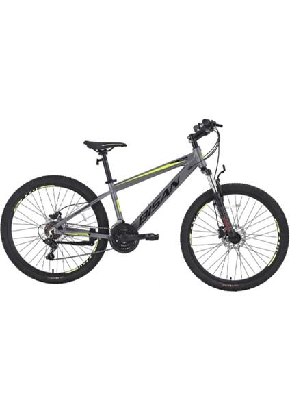 Cooper Dağ Bisikleti 37 cm Hd 27.5 Jant 21 Vites Füme Siyah Sarı