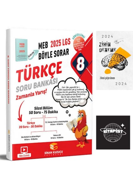 LGS Türkçe Soru Bankası-Zihin Deneme-Kitapist-674