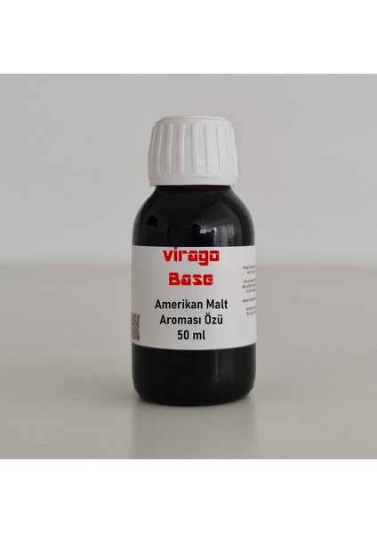 Amerikan Malt Aroması Özü 12 Litreye Seyreltilmiş Için - 50 ml