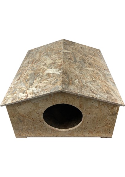 Kedi Evi Dış Ortam Uygun Ahşap Kedi Evi Osb 50x50x35 cm modelleri