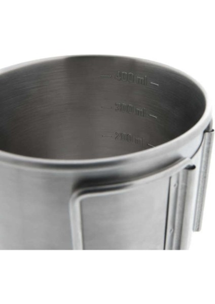 Metalik Paslanmaz Çelik Fincan - 0,4 L - MH150 Paslanmaz Çelik Tek Kişilik Bpa Free fırsatları