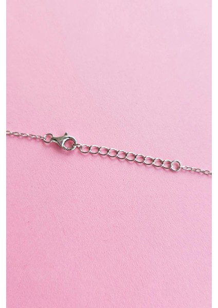 Ithal Mavi Yeşil Baget Damla Gümüş Kolye indirimleri