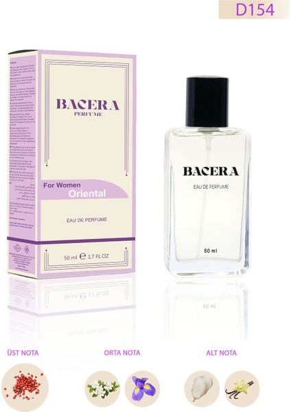Bacera D154 Oriental Kadın Parfüm 50 ml modelleri