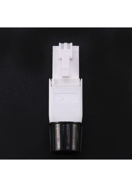 20 Adet Aletsiz Korumalı RJ45 Ağ Kablosu Konektörü Ethernet Kablosu Fişi CAT6A Konektörü Utp Korumasız Bükülmüş (Yurt Dışından)
