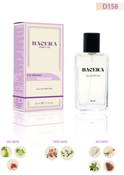Bacera D158 Oriental Kadın Parfüm 50 ml modelleri