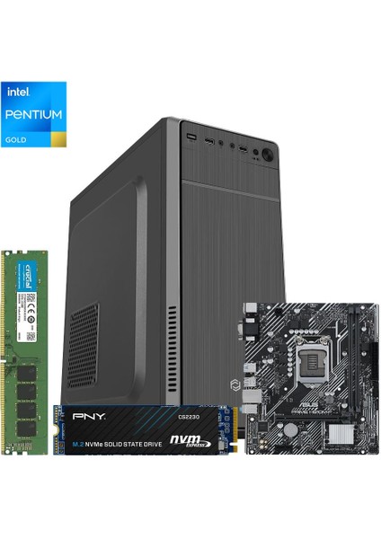 Intel Pentıum Gold G6400 32GB Ram 1tb M.2 SSD