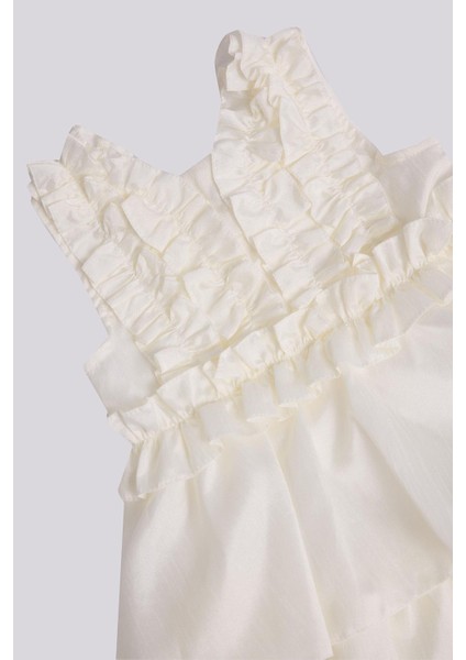 Bg Store Kız Bebek Beyaz Elbise modelleri